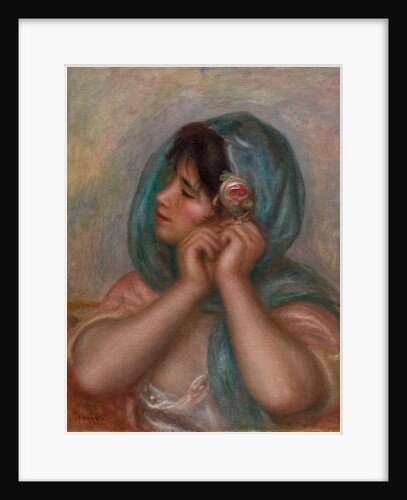 Young Woman Arranging Her Earring, 1905 by Pierre-Auguste Renoir