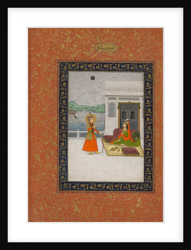 Yusuf and Zulaykha meeting, c. 1764 by Unknown