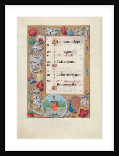 Hours of Queen Isabella the Catholic, Queen of Spain: Fol. 10v, September, c. 1500 by Master of the First Prayerbook of Maximillian