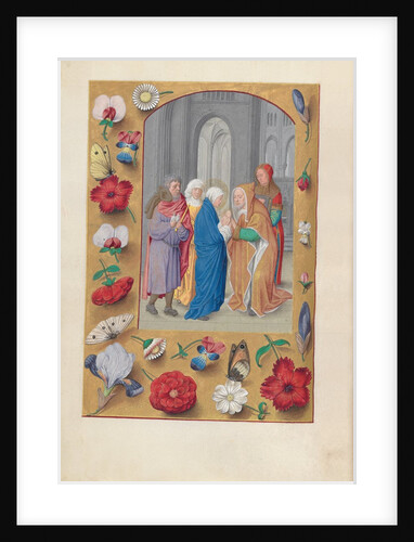 Hours of Queen Isabella the Catholic, Queen of Spain: Fol. 141v, Presentation in the Temple, c1500 by Master of the First Prayerbook of Maximillian