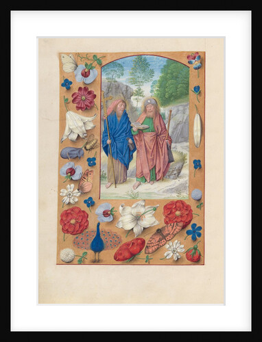 Hours of Queen Isabella the Catholic, Queen of Spain: Fol. 175v, Saints Philip & James, c. 1500 by Master of the First Prayerbook of Maximillian