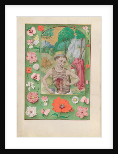 Hours of Queen Isabella the Catholic, Queen of Spain: Fol. 185v, St. Jerome, c. 1500 by Master of the First Prayerbook of Maximillian