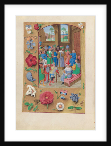 Hours of Queen Isabella the Catholic, Queen of Spain: Fol. 195v, St. Suzanne, c. 1500 by Master of the First Prayerbook of Maximillian