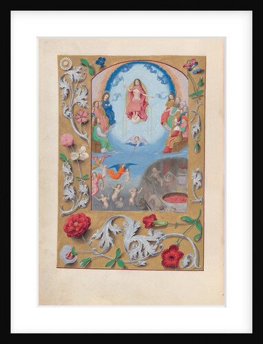 Hours of Queen Isabella the Catholic, Queen of Spain: Fol. 199v, Last Judgment, c. 1500 by Master of the First Prayerbook of Maximillian