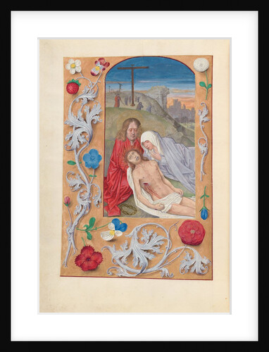 Hours of Queen Isabella the Catholic, Queen of Spain: Fol. 260v, Lamentation, c. 1500 by Master of the First Prayerbook of Maximillian