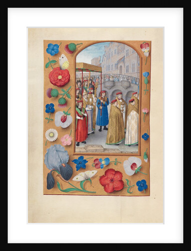 Hours of Queen Isabella the Catholic, Queen of Spain: Fol. 43v, Procession of the Sacrament, c1500 by Master of the First Prayerbook of Maximillian