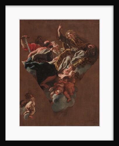 Sketch for 'The Four Prophets of Israel', c. 1675-1677 by Giovanni Battista Gaulli