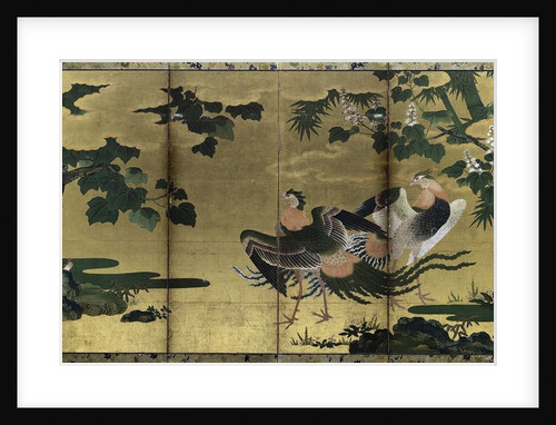 Phoenixes and Paulownia, late 1500s by Tosa Mitsuyoshi (attributed to)