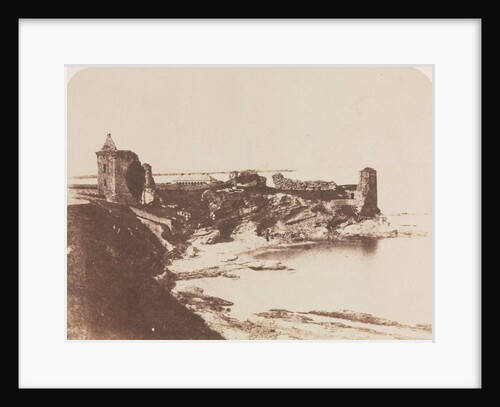 St. Andrews Castle, from the Southeast, 1846 by David Octavius Hill; Robert Adamson