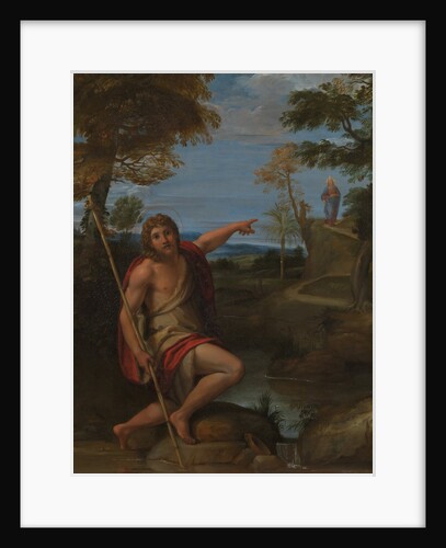 Saint John the Baptist Bearing Witness, ca. 1600 by Annibale Carracci