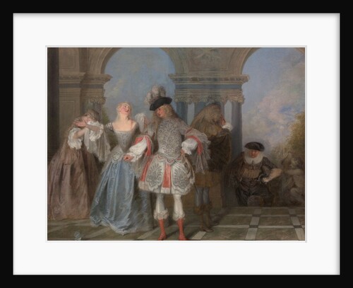The French Comedians, ca. 1720 by Jean-Antoine Watteau