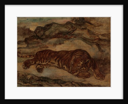 Tiger in Repose, ca. 1850-65 by Antoine-Louis Barye