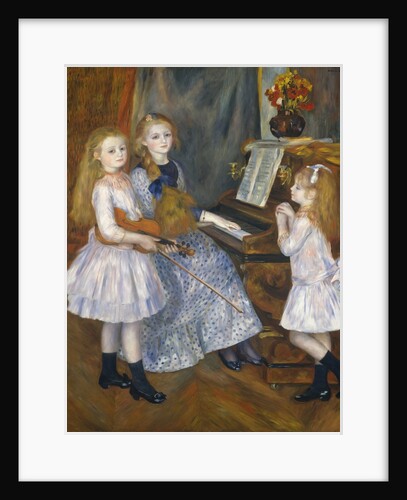 The Daughters of Catulle Mendès, Huguette, Claudine…, 1888 by Pierre-Auguste Renoir