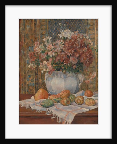 Still Life with Flowers and Prickly Pears, ca. 1885 by Pierre-Auguste Renoir