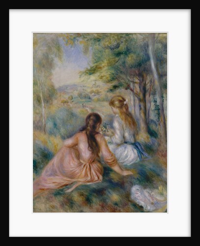 In the Meadow, 1888-92 by Pierre-Auguste Renoir