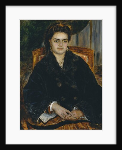 Madame Édouard Bernier, 1871 by Pierre-Auguste Renoir