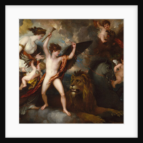 Omnia Vincit Amor, or The Power of Love in the Three Elements, 1809 by Benjamin West