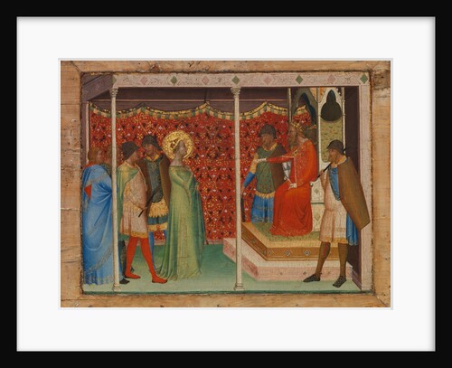 Saint Reparata before the Emperor Decius, ca. 1338-40 by Bernardo Daddi