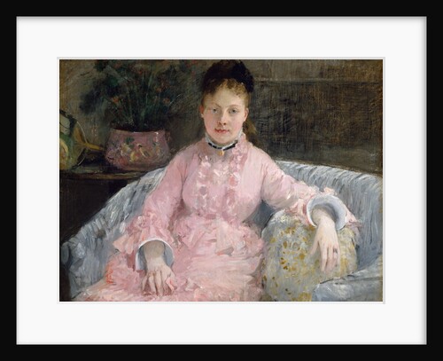 The Pink Dress, ca. 1870 by Berthe Morisot