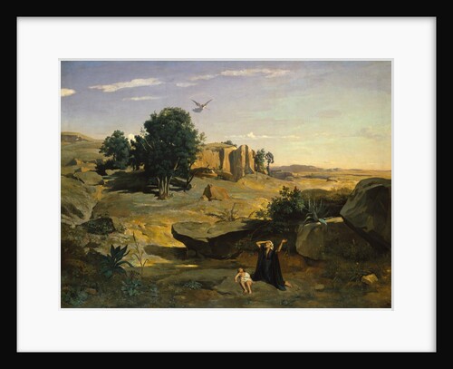Hagar in the Wilderness, 1835 by Jean-Baptiste-Camille Corot