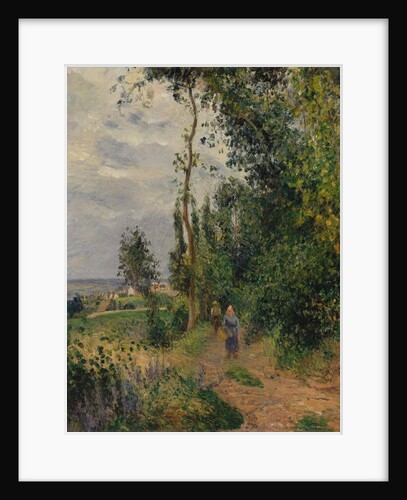 Côte des Grouettes, near Pontoise, probably 1878 by Camille Pissarro