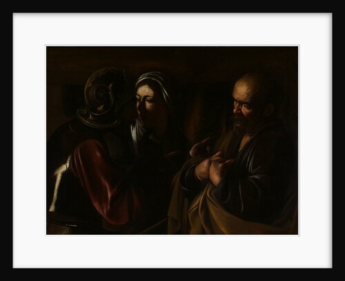 The Denial of Saint Peter, 1610 by Michelangelo Caravaggio