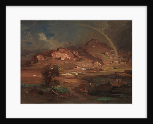 The Cemetery at Pronoia near Nauplia, ca. 1841-47 by Carl Rottmann