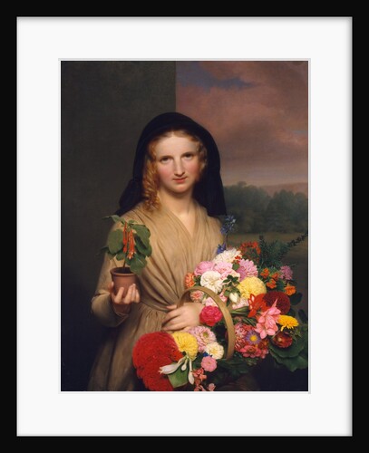 The Flower Girl, 1846 by Charles Cromwell Ingham