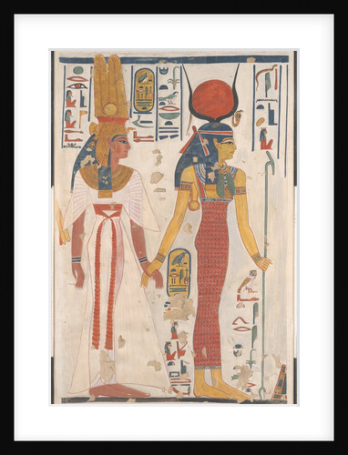 Queen Nefertari being led by Isis, ca. 1279-1213 B.C by Charles Wilkinson