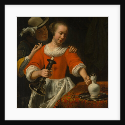 A Young Woman and a Cavalier, early 1660s by Cornelis Bisschop