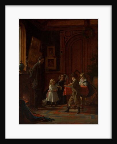 Christmas-Time, The Blodgett Family, 1864 by Eastman Johnson