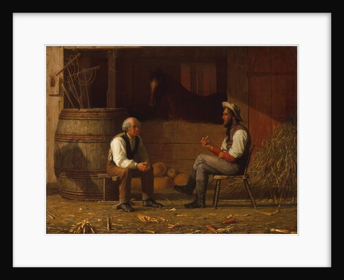 Talking It Over, 1872 by Enoch Wood Perry