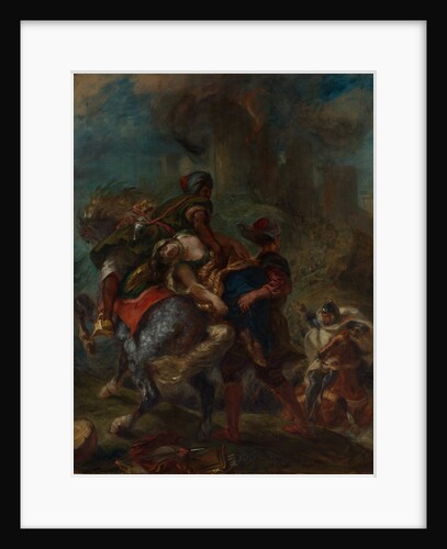 The Abduction of Rebecca, 1846 by Eugene Delacroix