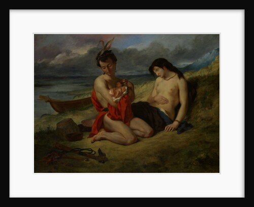 The Natchez, 1823-24 and 1835 by Eugene Delacroix