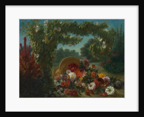 Basket of Flowers, 1848-49 by Eugene Delacroix