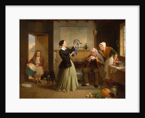 The New Bonnet, 1858 by Francis William Edmonds