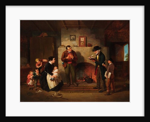 Taking the Census, 1854 by Francis William Edmonds