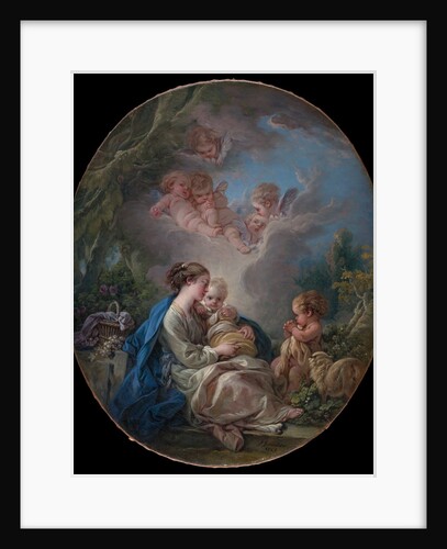 Virgin and Child with the Young Saint John the Baptist and Angels, 1765 by Francois Boucher