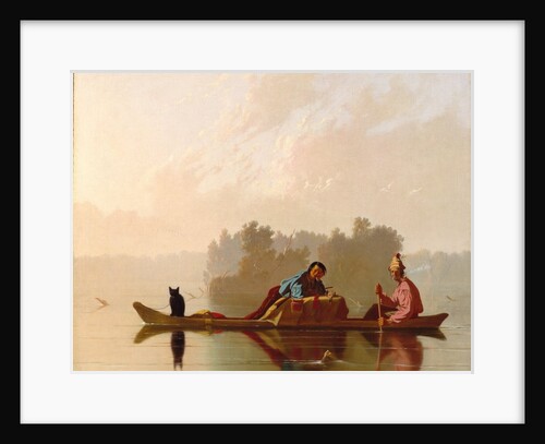 Fur Traders Descending the Missouri, 1845 by George Caleb Bingham