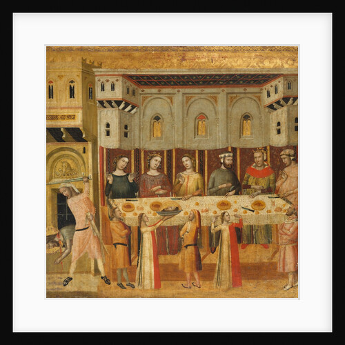 The Feast of Herod and the Beheading of the Baptist, ca. 1330-35 by Giovanni Baronzio