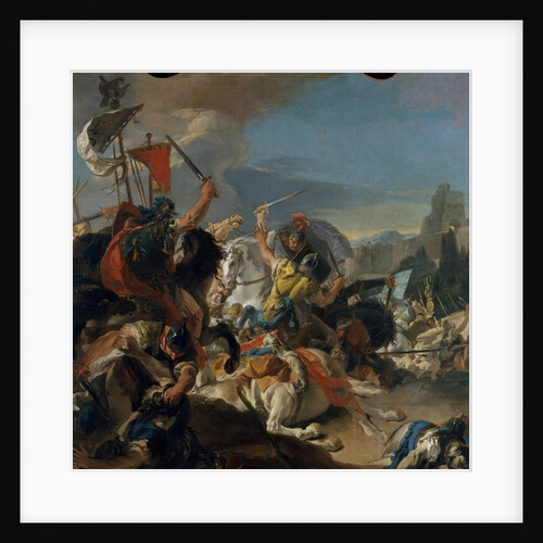 The Battle of Vercellae, 1725-29 by Giovanni Battista Tiepolo
