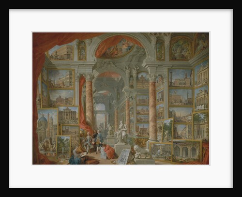 Modern Rome, 1757 by Giovanni Paolo Panini