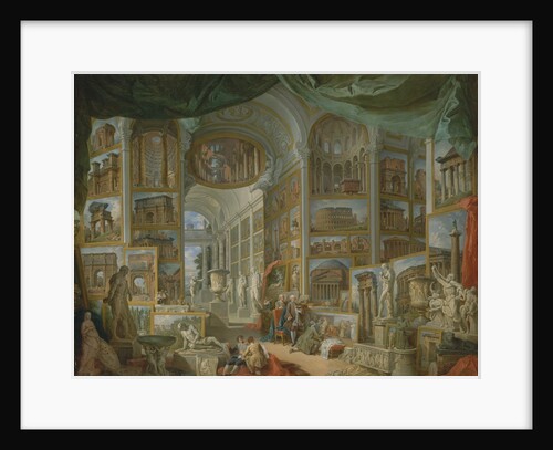 Ancient Rome, 1757 by Giovanni Paolo Panini