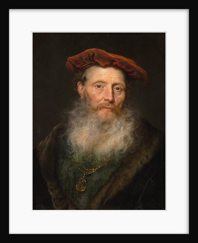 Bearded Man with a Velvet Cap, 1645 by Govaert Flinck