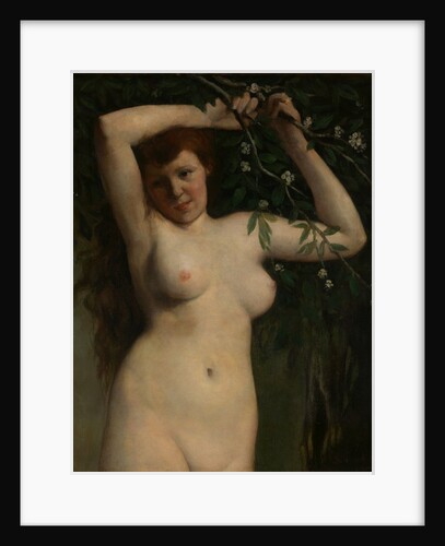 Nude with Flowering Branch, 1863 by Gustave Courbet