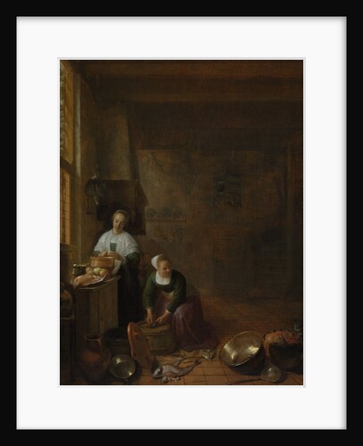 A Kitchen, ca. 1643 by Hendrik Martensz. Sorgh