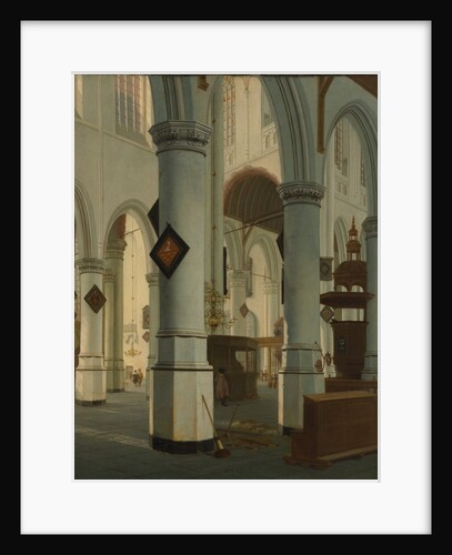 Interior of the Oude Kerk, Delft, 1660 by Hendrik Cornelisz. van Vliet