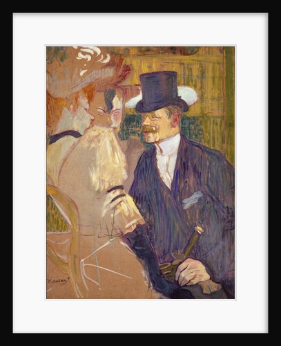 The Englishman at the Moulin Rouge, 1892 by Henri de Toulouse-Lautrec
