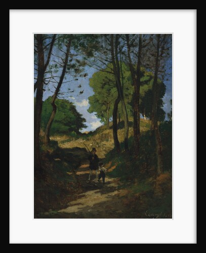 Fir Trees in Les Trembleaux, near Marlotte, 1854 by Henri-Joseph Harpignies