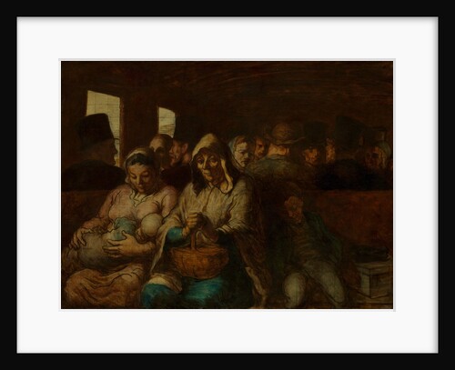 The Third-Class Carriage, ca. 1862-64 by Honore Daumier